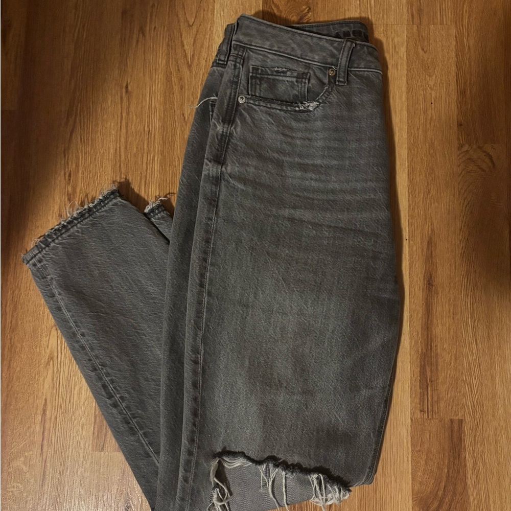 American Eagle Outfitters Gray Straight Leg Jeans